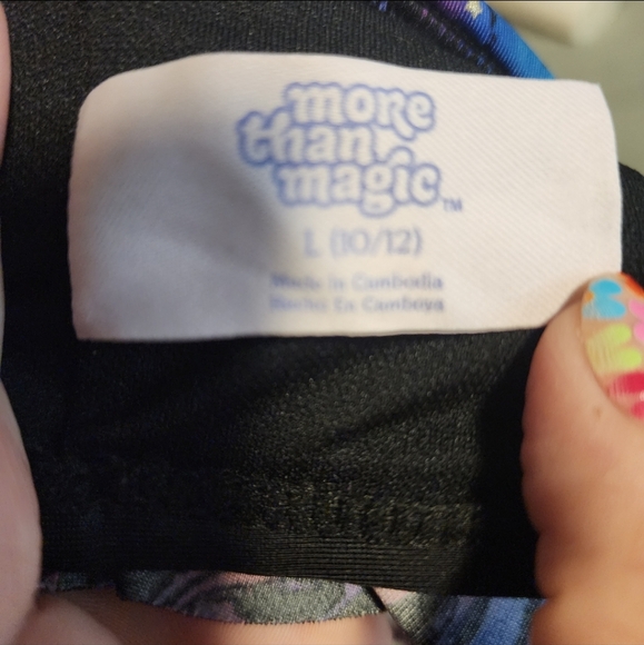 Stars & Moon Girls Bikini Top Size L 10/12 - Picture 6 of 6